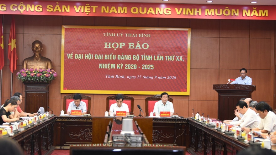 Thái Bình họp báo trước Đại hội Đảng bộ tỉnh lần thứ XX